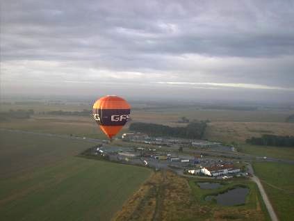 Blick auf einen anderen Ballon