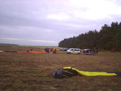 Im Morgengrauen wird begonnen